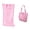 Pink, variant on Grey Portable Beach Towel Bag 2 In 1 Integrated Backpack For Swimming Vacation Travel Nylon Gray