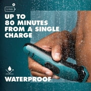 Gillette Intimate i3 Mens Pubic Hair Electric Trimmer for Men, Waterproof, Blue