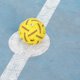 thumbnail image 4 of GOOHOCHY Pelota de fútbol de plástico decorativa tejida de plástico, juguete para exteriores, modelo de fútbol, juguete de fútbol reutilizable., 4 of 8