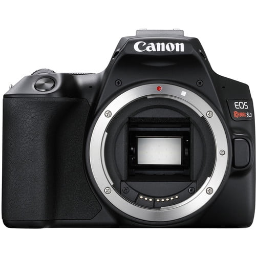 CANON EOS Rebel SL3 DSLR Camera, Built-in Wi-Fi, Dual Pixel CMOS AF and 3.0 inch Vari-Angle Touch Screen, Body, Black