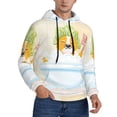 thumbnail image 2 of Fotbe Men's Hoodie with Corgi In The Shower Cap Bathing Pattern - Kangaroo Pocket Pullover Hooded Sweatshirt, Perfect for Daily Wear, Travel, and Home-XX-Large, 2 of 7