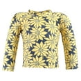 thumbnail image 3 of Hudson Baby Girls Swim Rashguard Set, Yellow Daisy, 6-9 Months, 3 of 4