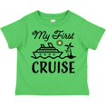 thumbnail image 3 of Inktastic My First Cruise with Cruise Ship and Palm Trees Boys or Girls Toddler T-Shirt, 3 of 5