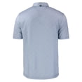 thumbnail image 3 of Men's Cutter & Buck Gray Florida State Seminoles Pike Eco Pebble Print Stretch Recycled Polo, 3 of 3