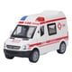 thumbnail image 1 of Pull Back Mini Car Five Doors Interesting Alloy 14x6x7.5cm Emergency Transport Car Toy with Lighting Music Medium Size Ambulance, 1 of 4