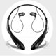 thumbnail image 2 of Auricular Banda Para El Cuello Auriculares Magnéticos Auricular Micrófono Negro + + Dorado, 2 of 6