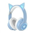 thumbnail image 6 of Cute Cat Ears Headphones Wired Wireless Bluetooth RGB Lighting High Performance Headset with Mic Hifi Stereo Music Gamer Earbuds, 6 of 9