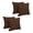 Cocoa, variant on Blazing Needles Indoor/Outdoor Square Corded Throw Pillow, 18", Paprika 4 Count