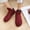 Wine, variant on Socks for Women, Womens Thick Warm Slipper Socks with Non Slip Grippers Double Side Cozy Warm House Slippers Thanksgiving Christmas Gifts New Casual Athletic Socks Style B-70 Wine 41