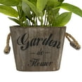 thumbnail image 3 of Northlight Artificial Olive Plant in Rustic Pot with Handles - 14", 3 of 7