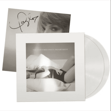 The Tortured Poets Department Ghosted White w/ Hand Signed Insert