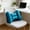 Blue, variant on Xheghe Portable Inflatable Lumbar Pillow for Curved Support | Adjusts for Comfort | Ideal for Office, Car, Home & Travel | Perfect for Long Sitting Sessions