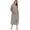 B, variant on Womens Cotton Nightgowns Soft Striped House Dress Long Sleeve Sleep Shirts Fall Sleepwear Pajama Dress Nightshirt S-2XL
