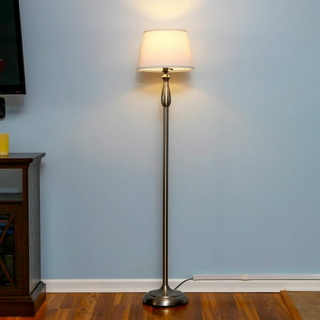 living floor tall lamp standing pole office elegant led bedroom light lamps gabriella brightech