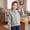 Grey, variant on Zecgelong Winter Kids Zip Front Coat For Girls—Cozy Casual Jacket For Winter Comfort And Easy Warmth