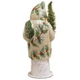 thumbnail image 2 of Schaller Ice Gold Santa with Holly German Christmas Paper Mache Candy Container, 2 of 2