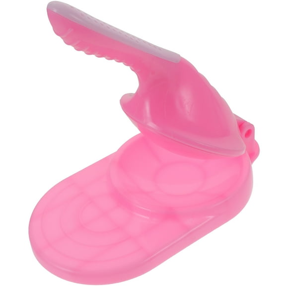 PTOOTP  1Pcs Pink Plastic Manual Kitchen Dumpling Skin Maker Tool Round Ergonomic Handle