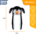 thumbnail image 3 of Gorro de Felpa con Orejas Movibles Animal con Luces RM REGALOMEX Negro Mediano, 3 of 6