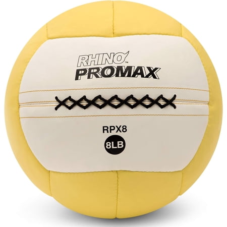 Champion Sports RPX8 Rhino Promax Slam Balls 8 lb Soft Shell with Non-Slip Grip Medicine Wall Exercise Ball for Weightlifting Plyometrics Cross Training & Home Gym Fitness