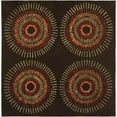 thumbnail image 5 of SAFAVIEH Soho Leanne Geometric Wool Area Rug, Brown/Gold, 7'6" x 9'6", 5 of 9