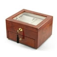 thumbnail image 1 of Classic Wood Tone Glass Panel 18 Note Music Jewelry Box - If You're Irish, 1 of 2