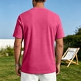 thumbnail image 7 of HAJWOH Men's Short Sleeve Shirts Oversized Cotton Vintage Washed T-Shirt Palm Tree Graphic Tees Summer Casual Tops, 7 of 7