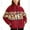 Red, variant on SwiftWear Women's Christmas Fleece Jacket Vintage Print Zip Up Coat Holiday Stand Collar Casual Outerwear, Red