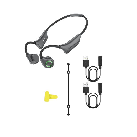 Audífonos De Conducción Labg Bluetooth 5.2 Negro