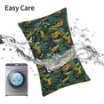 thumbnail image 6 of Pofeuu Jungle Leopard Yellow Print Polyester Microfiber Plush Pillowcases, Super Soft and Cozy Pillow Case Covers with Envelop Closure（Pillow core not included）-20"x30", 6 of 6