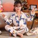 thumbnail image 1 of Sanrio-Pijama de Hello Kitty para niña, traje de manga larga con dibujos animados de Cinnamoroll, ropa de Anime para el hogar, 1 of 4
