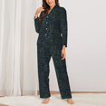 thumbnail image 2 of Balery Chemistry Formulas 2 Conjunto de Pijama con Estampado para Mujer, Conjunto de Dos Piezas con Manga Larga, Ropa de Dormir Suave con Bolsillos, Pijamas Cómodos-Small, 2 of 7