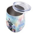 thumbnail image 3 of Happy Birthday Cute Puppy Cane Corso with Cake Gifts Party Hat 12oz Stainless Steel Wine Tumbler Insulated Cup with Lid Italian Mastiff Dog Lover Gifts Idea - 00029, 3 of 5