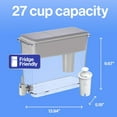 thumbnail image 4 of Brita UltraMax Large Water Dispenser With Standard Filter, BPA-Free, Reduces Copper, Cadmium and Mercury Impurities, Lasts 2 Months or 40 Gallons, Include, 4 of 11