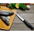 thumbnail image 4 of Ergo Chef Prodigy Series 7.5'' Fillet Knife High Carbon Stainless Steel, Non-Slip Handle, Fish, Meat, 4 of 7
