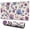Pioneer Flower Floral-1, variant on Long Mouse Pads for Desk,Pioneer Flower Floral Print Pattern Desk Mats on Top Of Desks, Desk Mouse Pad Extra Large with 3mm Non-Slip Base and Stitched Edge for Gaming,Office,Work,Home 31.5"x11.8"