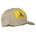 thumbnail image 5 of Don't Tread On Me Patched Cap - Khaki OSFM, 5 of 5