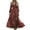 Red, variant on Enjoytime Women's Dresses Floral Printed Long Sleeve Collared Button Down Shirt Dress Casual Flowy Boho Travel Maxi Dresses