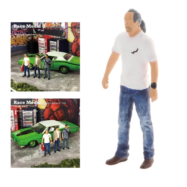 Modelo de resina pintada 1:64 Yotijar diorama de personas para Siku escenario de personas mini figura