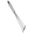 thumbnail image 2 of Batidor de bola de acero inoxidable, batidora de cocina, agitador de mano, utensilio de cocina portátil estilo E, 2 of 9