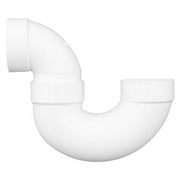 Charlotte Pipe Schedule 40 4 in. Hub x 4 in. Dia. Hub PVC P-Trap