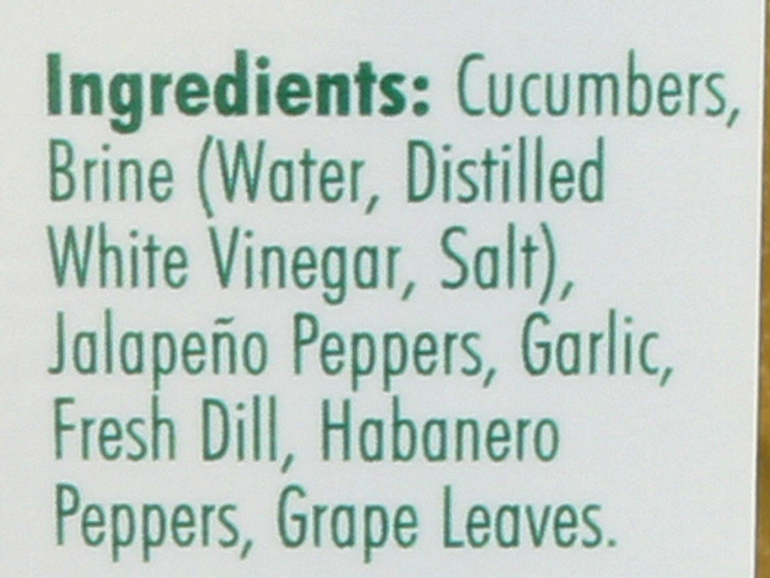 Grillos Pickles Hot Italian Dill Spears, 32 Fluid Ounce -- 6 per Case.