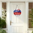 thumbnail image 4 of Fwttom 4Th of July Decorations, Independence Day Wooden Door Pendant Home Decoration Party Props, 4 of 9