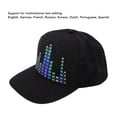 thumbnail image 4 of LED Cap, APP Programmable LED Display Hat 12x32 Point Color Matrices Cotton Adjustable Size  for Outdoor Concerts, 4 of 7