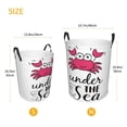 thumbnail image 5 of Bingfone Sea Waterproof Foldable Laundry Hamper Bucket With Handles For Storage Bin,Clothes Hamper (Small), 5 of 8