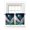 Blue, variant on Teal Blue Geometric Tier Curtains 45 Inch Length,Sheer Curtains for Bedroom Living Room Window Abstract Sky Stars Moon Mountains Short Kitchen Curtains Drapes for Small Half Window 27.5"x45" 2 Panels