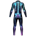 thumbnail image 3 of JAJAHO Kids 3D Skeleton Jumpsuit Boys Girls Halloween Jumpsuit Zipper Front Dress Up Onesies 7-14Y, 3 of 5