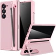 thumbnail image 1 of Funda de teléfono Miimall para Samsung Galaxy Z Fold 6 con S Pen, color rosa, 1 of 7