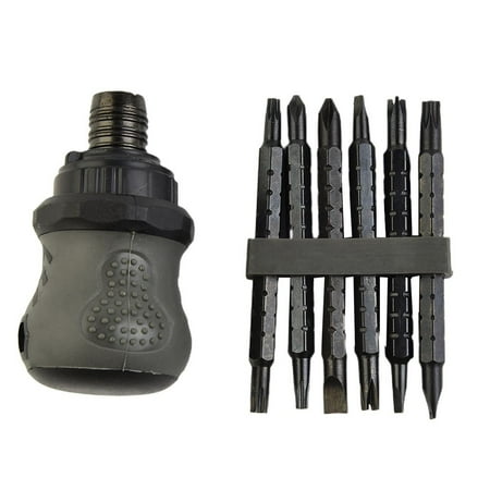 

RANMEI 13 in 1 MultiFunction Telescopic Bit Mini Cross Screwdriver Ratchet Dual-Purpose