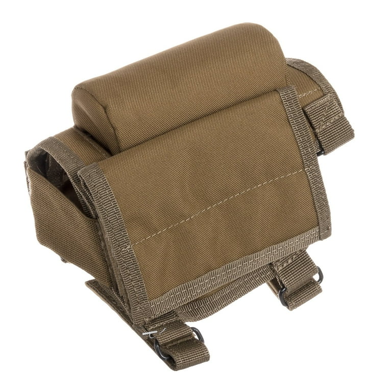 FESOITTY Rifle Cheek Riser Tactical Rifle Coussin Repose-Joue avec 7 Porte-fusils pour 308 - .300Winmag (Vert