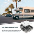 thumbnail image 4 of Push Button Latch Zinc Alloy Cupboard Drawer Cabinet Keyless Latch Lock, 4 of 4
